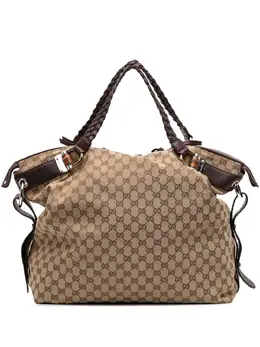Gucci Pre-Owned: Коричневая сумка-шоппер 