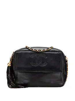 CHANEL Pre-Owned: Чёрная сумка через плечо 
