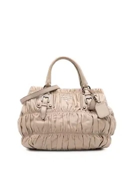 Prada Pre-Owned: Коричневая сумка 