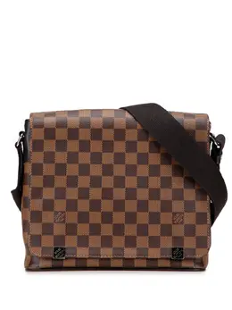 Louis Vuitton Pre-Owned: Коричневая сумка через плечо 