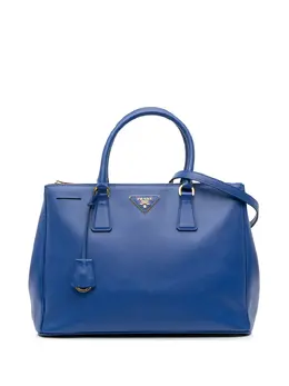 Prada Pre-Owned: Голубая сумка 