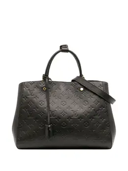 Louis Vuitton Pre-Owned: Чёрная сумка 