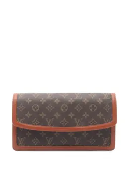 Louis Vuitton Pre-Owned: Коричневый клатч 