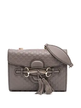 Gucci Pre-Owned: Серая сумка через плечо 