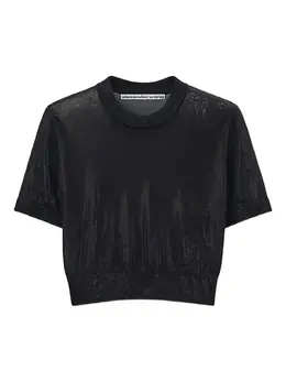 Alexander Wang: Топ с коротким рукавом 