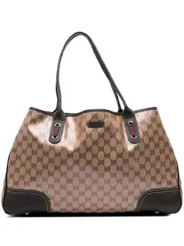 Gucci Pre-Owned: Коричневая сумка-шоппер 