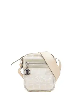 CHANEL Pre-Owned: Коричневая сумка через плечо 