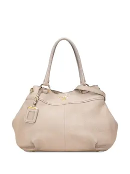 Prada Pre-Owned: Коричневая сумка-шоппер 