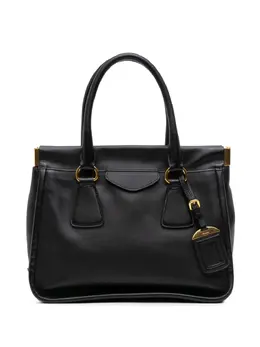 Prada Pre-Owned: Чёрная сумка-шоппер 