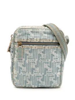 Fendi Pre-Owned: Голубая сумка через плечо 