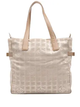 CHANEL Pre-Owned: Коричневая сумка-шоппер 