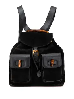 Gucci Pre-Owned: Чёрный рюкзак 
