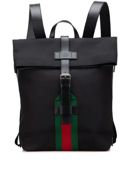 Gucci Pre-Owned: Чёрный рюкзак 