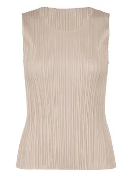 Pleats Please Issey Miyake: Топ без рукава 