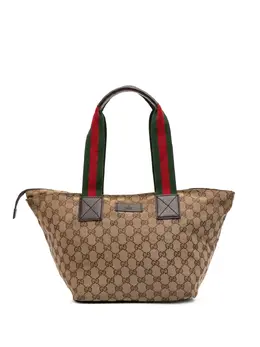 Gucci Pre-Owned: Коричневая сумка-шоппер 
