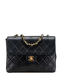 CHANEL Pre-Owned: Чёрная сумка через плечо 