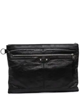 Balenciaga Pre-Owned: Чёрный клатч 