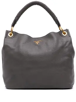 Prada Pre-Owned: Серая сумка 