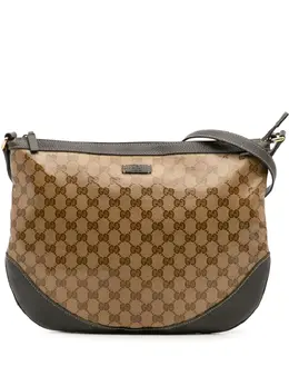 Gucci Pre-Owned: Коричневая сумка через плечо 
