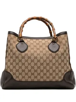 Gucci Pre-Owned: Коричневая сумка-шоппер 