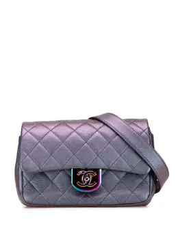 CHANEL Pre-Owned: Фиолетовая сумка 