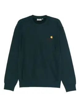 Carhartt WIP: Тёмный свитшот  American