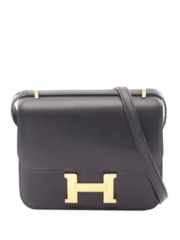 Hermès Pre-Owned: Чёрная сумка через плечо 