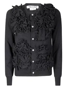 Comme Des Garçons: Чёрный кардиган 