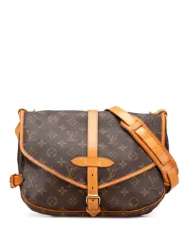 Louis Vuitton Pre-Owned: Коричневая сумка через плечо 