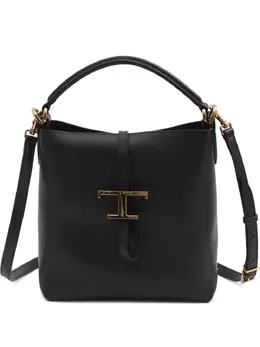 Tod's: Чёрная сумка  T Timeless