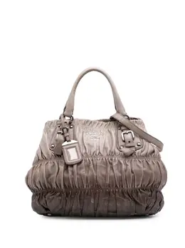 Prada Pre-Owned: Серая сумка 