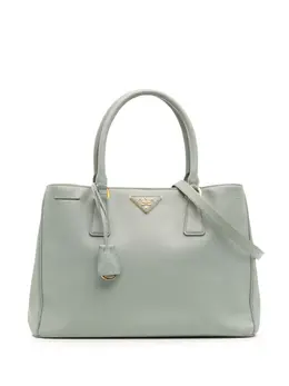 Prada Pre-Owned: Голубая сумка 