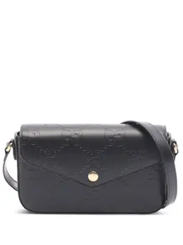 Gucci Pre-Owned: Чёрная сумка 
