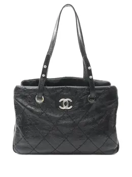 CHANEL Pre-Owned: Чёрная сумка 