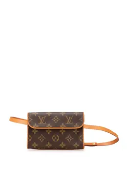 Louis Vuitton Pre-Owned: Коричневая поясная сумка 
