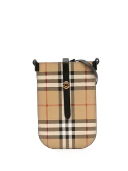 Burberry Pre-Owned: Коричневая сумка через плечо 