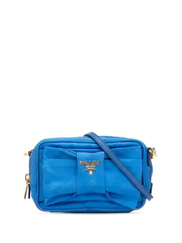 Prada Pre-Owned: Голубая сумка через плечо 