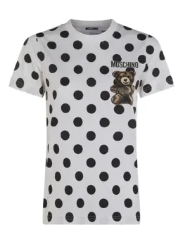 Moschino: Футболка в горошек 