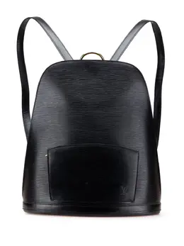 Louis Vuitton Pre-Owned: Чёрный рюкзак 