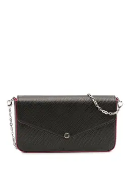 Louis Vuitton Pre-Owned: Чёрная сумка через плечо 