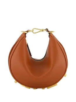 FENDI: Коричневая сумка через плечо 