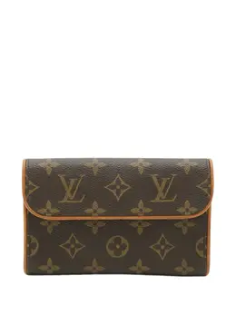 Louis Vuitton Pre-Owned: Коричневая поясная сумка 