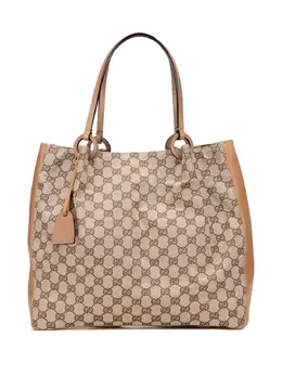 Gucci Pre-Owned: Коричневая сумка-шоппер 