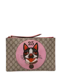 Gucci Pre-Owned: Коричневый клатч 