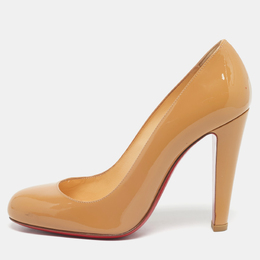 Christian Louboutin: Бежевые туфли 