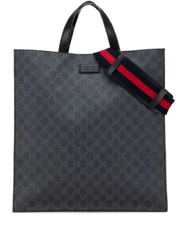 Gucci Pre-Owned: Чёрная сумка-шоппер 