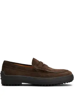 Tod's: Коричневые туфли  Gommino