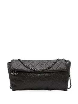 CHANEL Pre-Owned: Чёрная сумка через плечо 