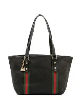 Gucci Pre-Owned: Чёрная сумка-шоппер 