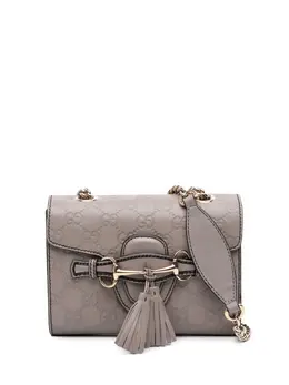 Gucci Pre-Owned: Серая сумка через плечо 